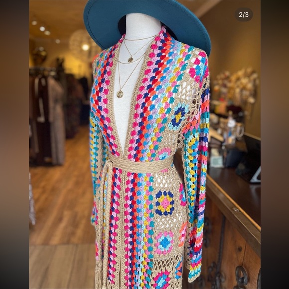 Everything's Good Crochet Cardigan - Picture 3 of 5